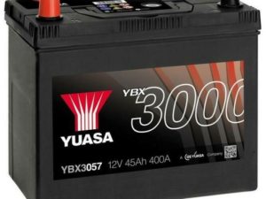 Yuasa YBX 3000 – 12V 45Ah – autó akkumulátor – bal+ – Ázsia