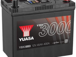 Yuasa YBX 3000 – 12V 45Ah – autó akkumulátor – jobb+ – Ázsia